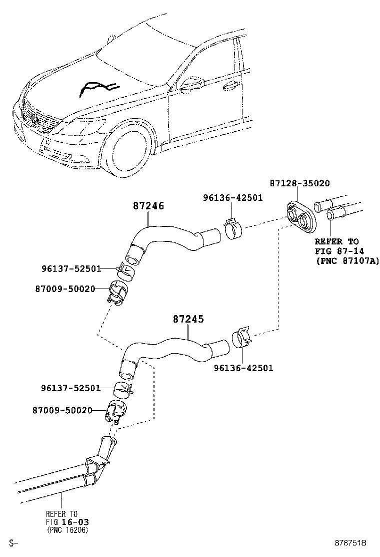 Exploded illustration 878751B