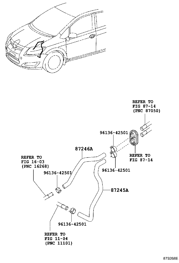 Exploded illustration 879268E