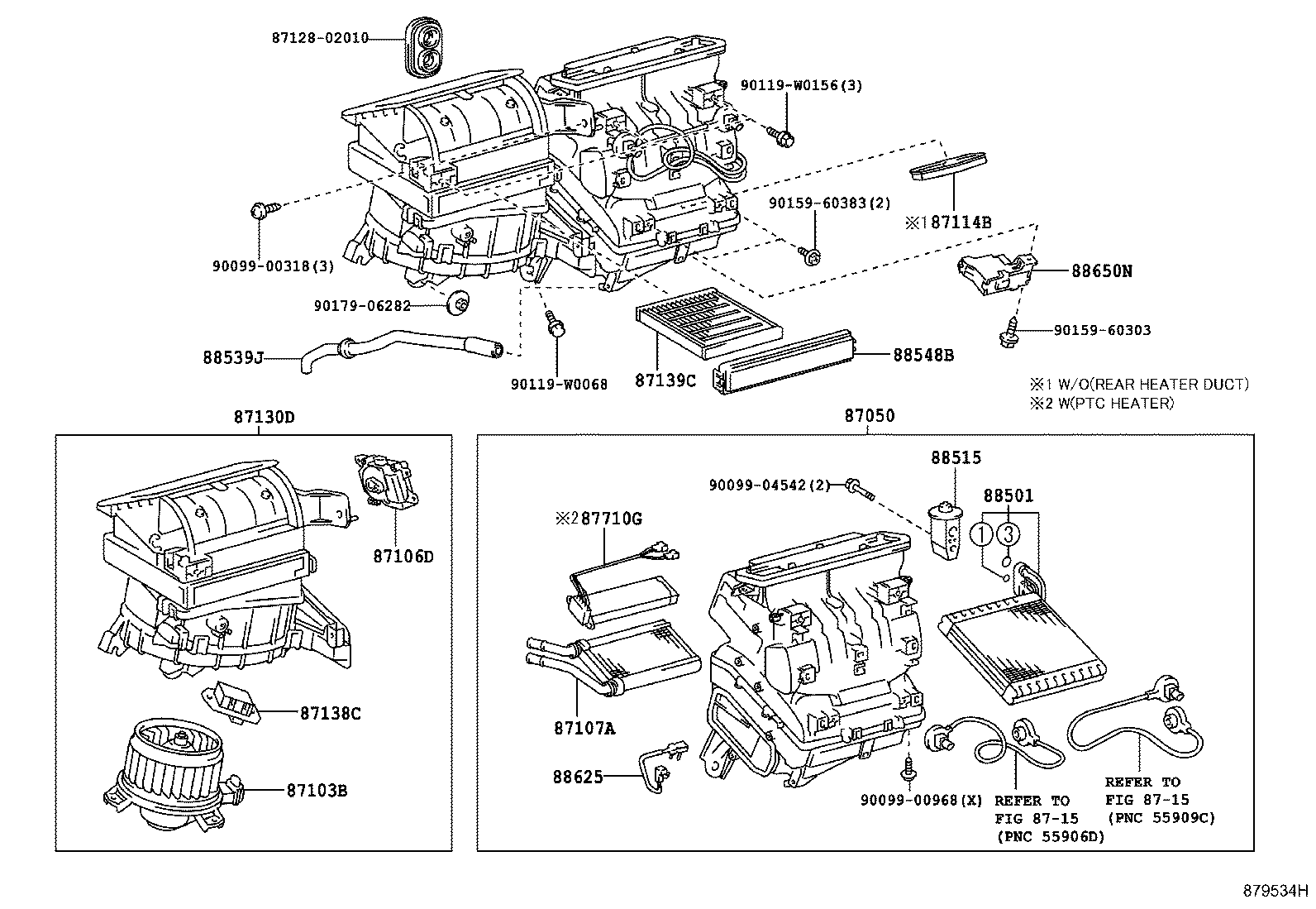 Exploded illustration 879534H