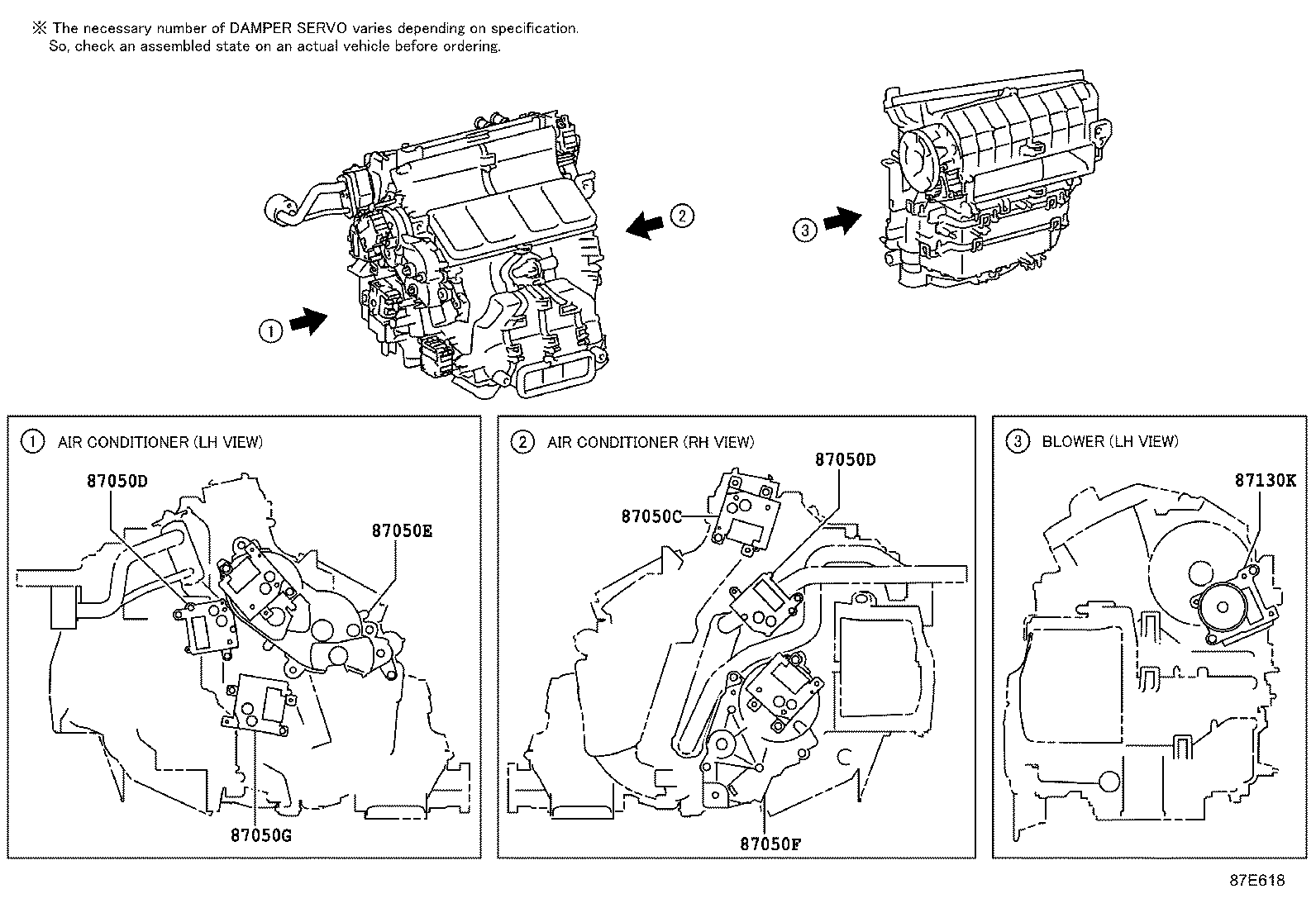 Exploded illustration 87E618