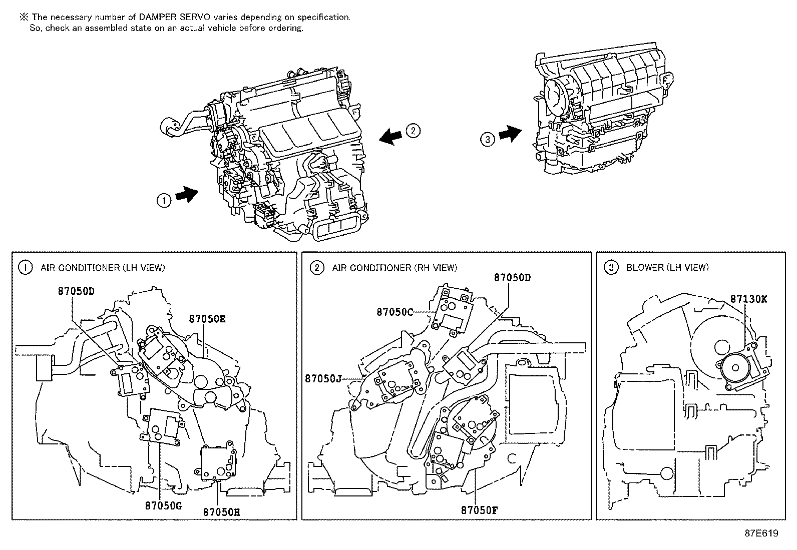 Exploded illustration 87E619