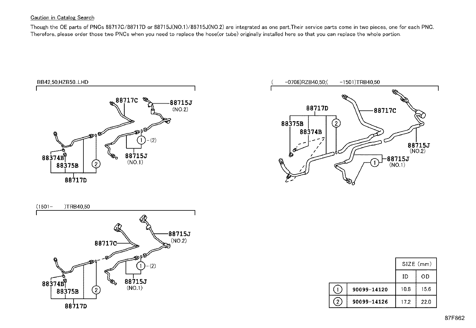 Exploded illustration 87F862