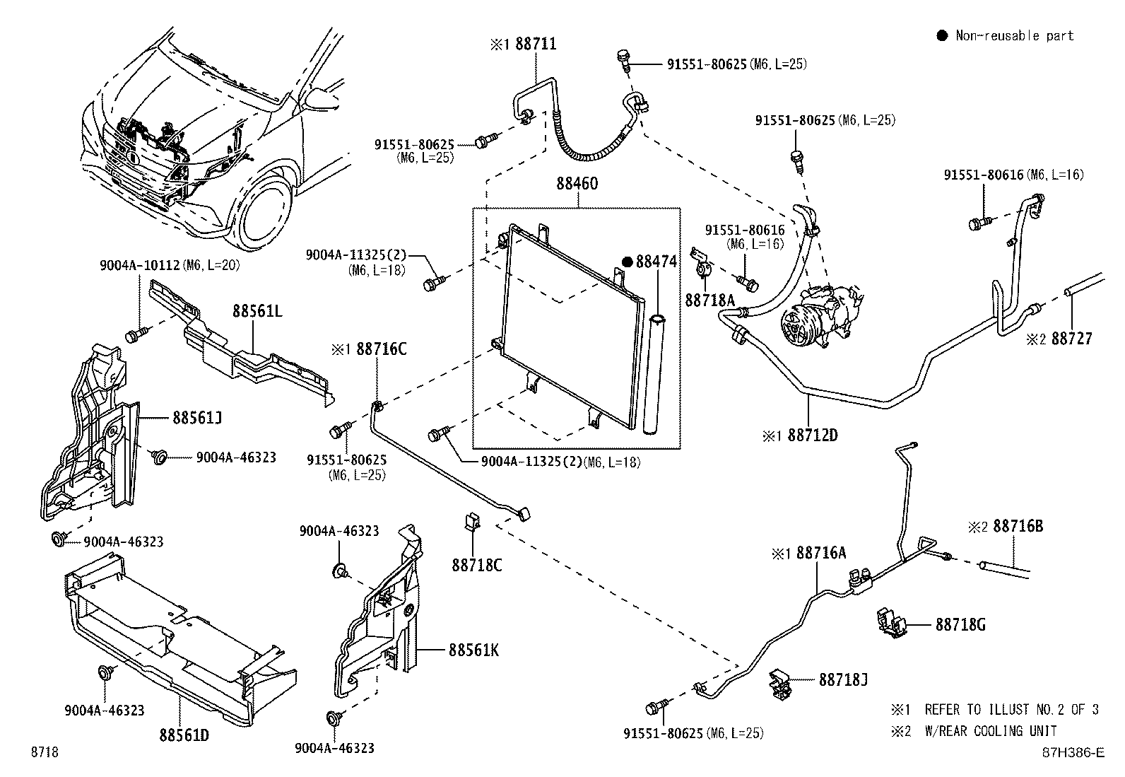 Exploded illustration 87H386E