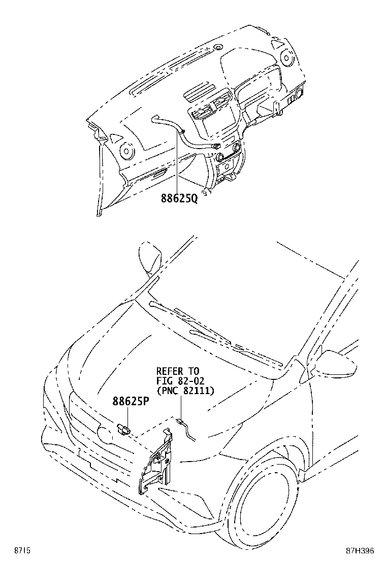 Exploded illustration 87H396