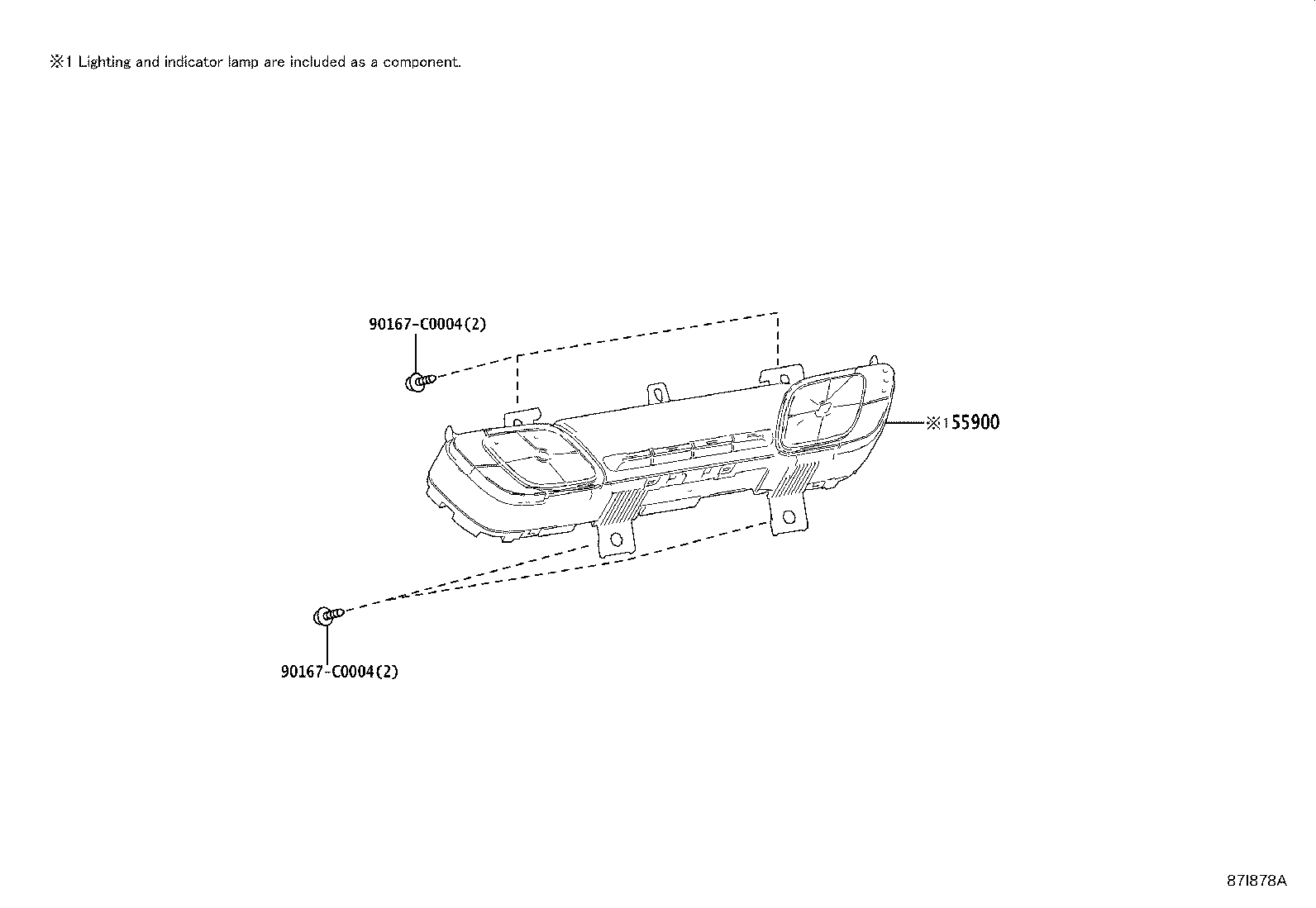 Exploded illustration 87I878A