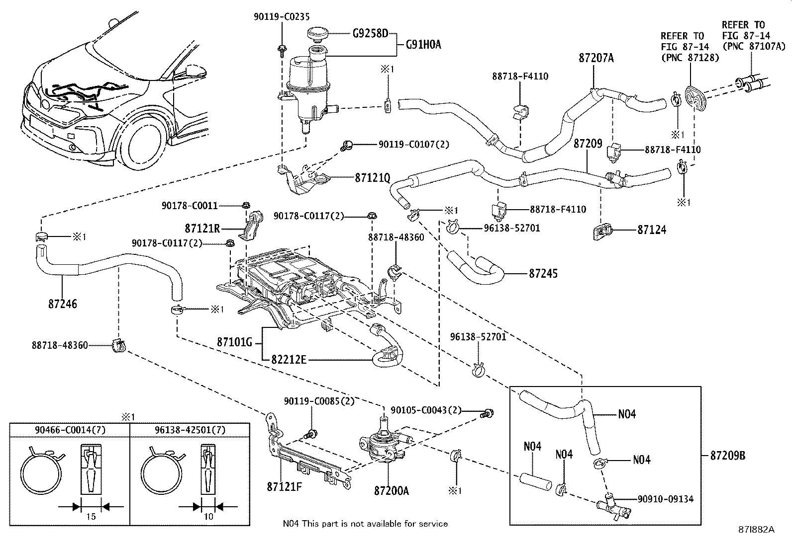 Exploded illustration 87I882A
