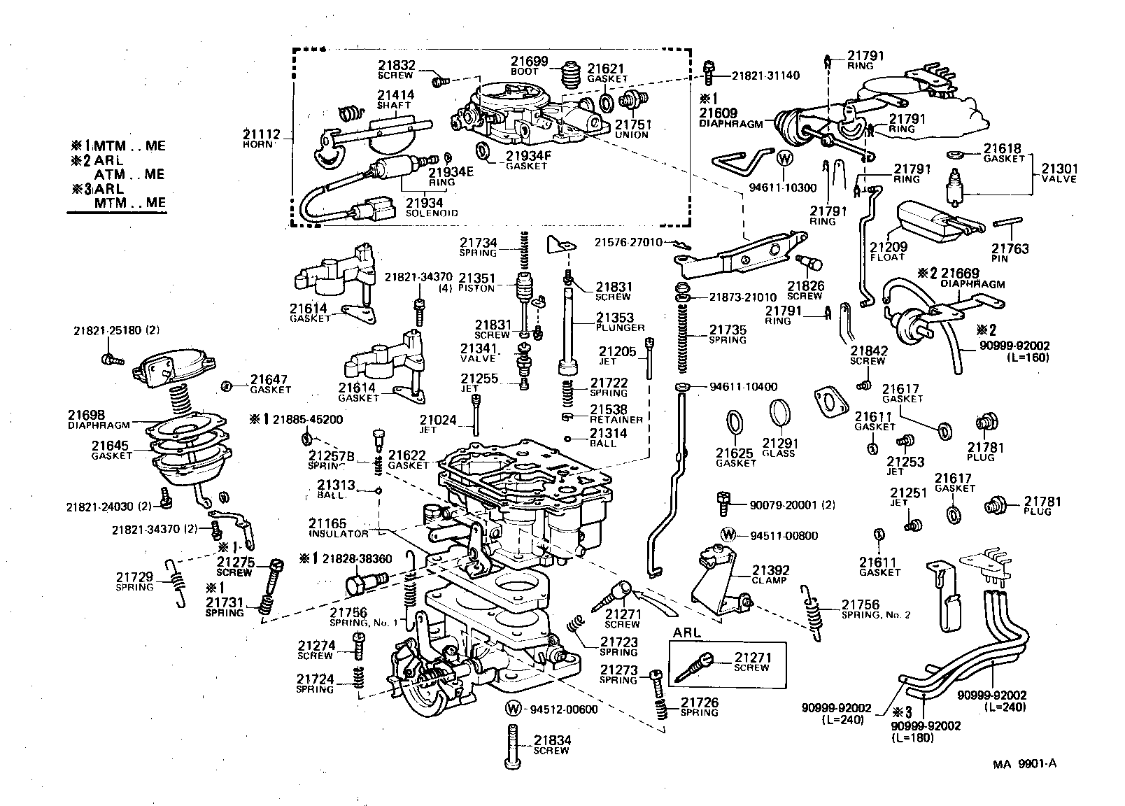 Exploded illustration MA9901A
