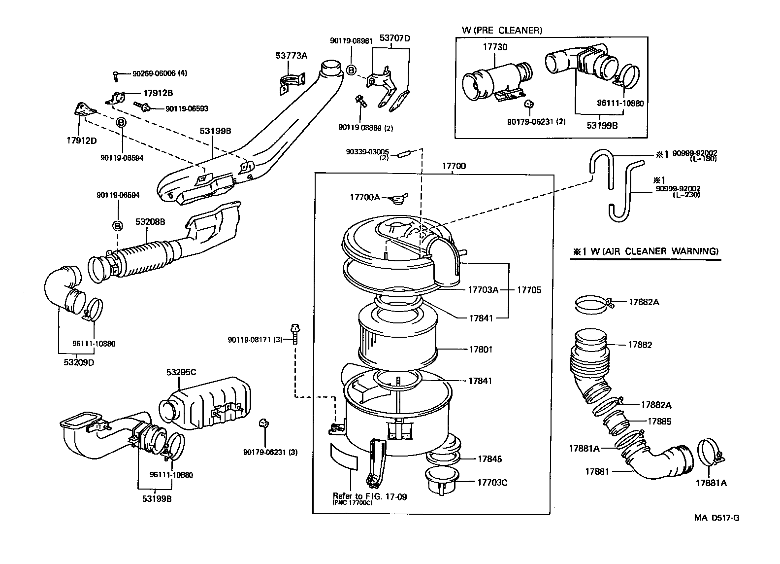 Exploded illustration MAD517G