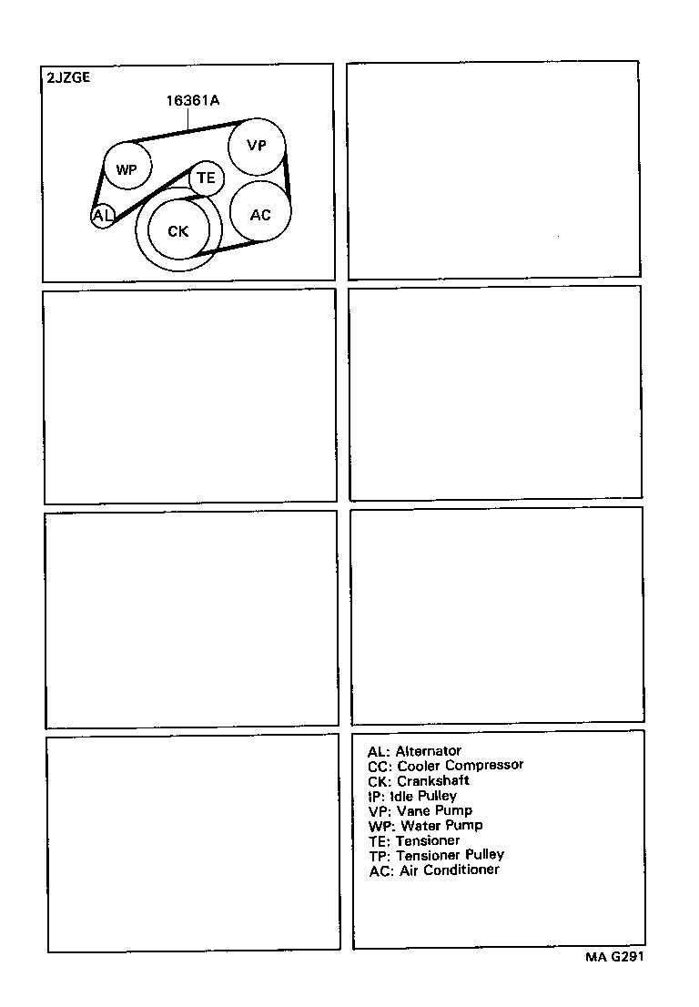 Exploded illustration MAG291