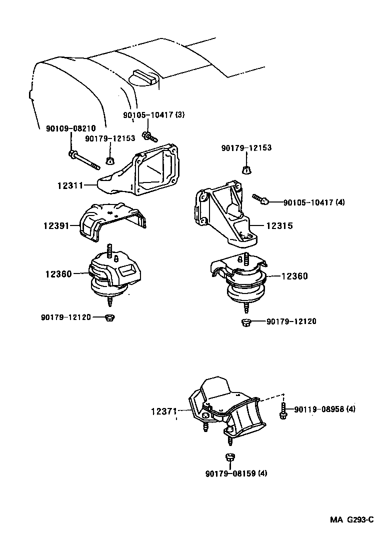 Exploded illustration MAG293C