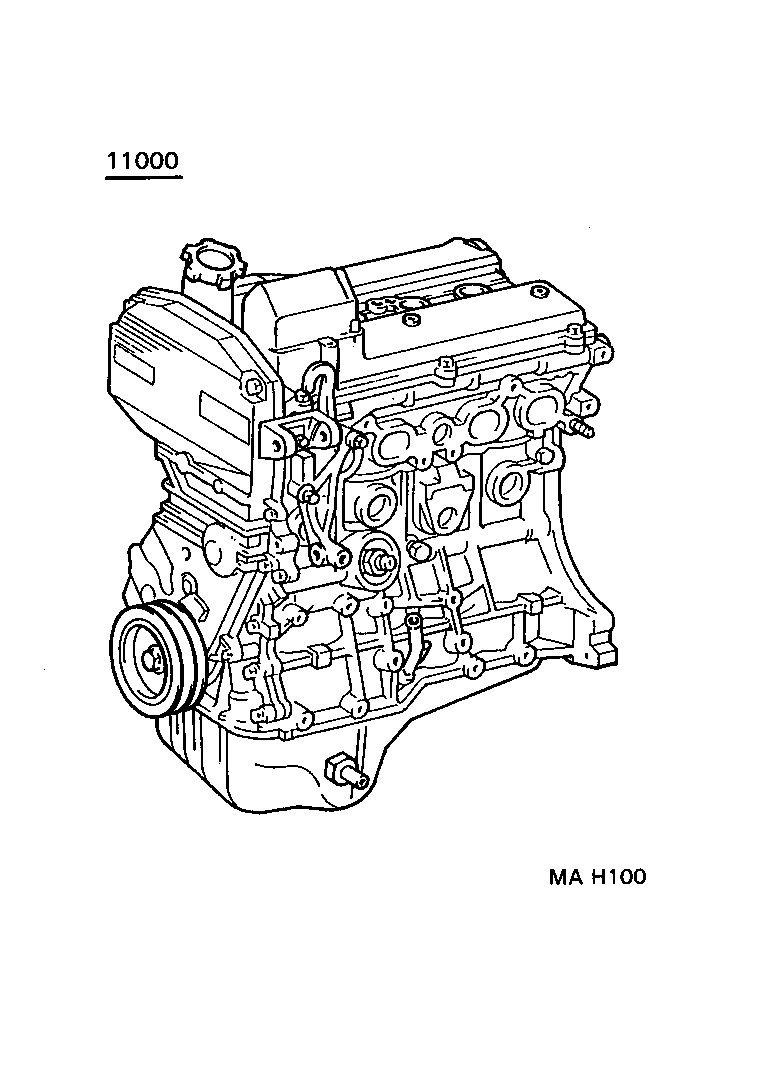 Exploded illustration MAH100