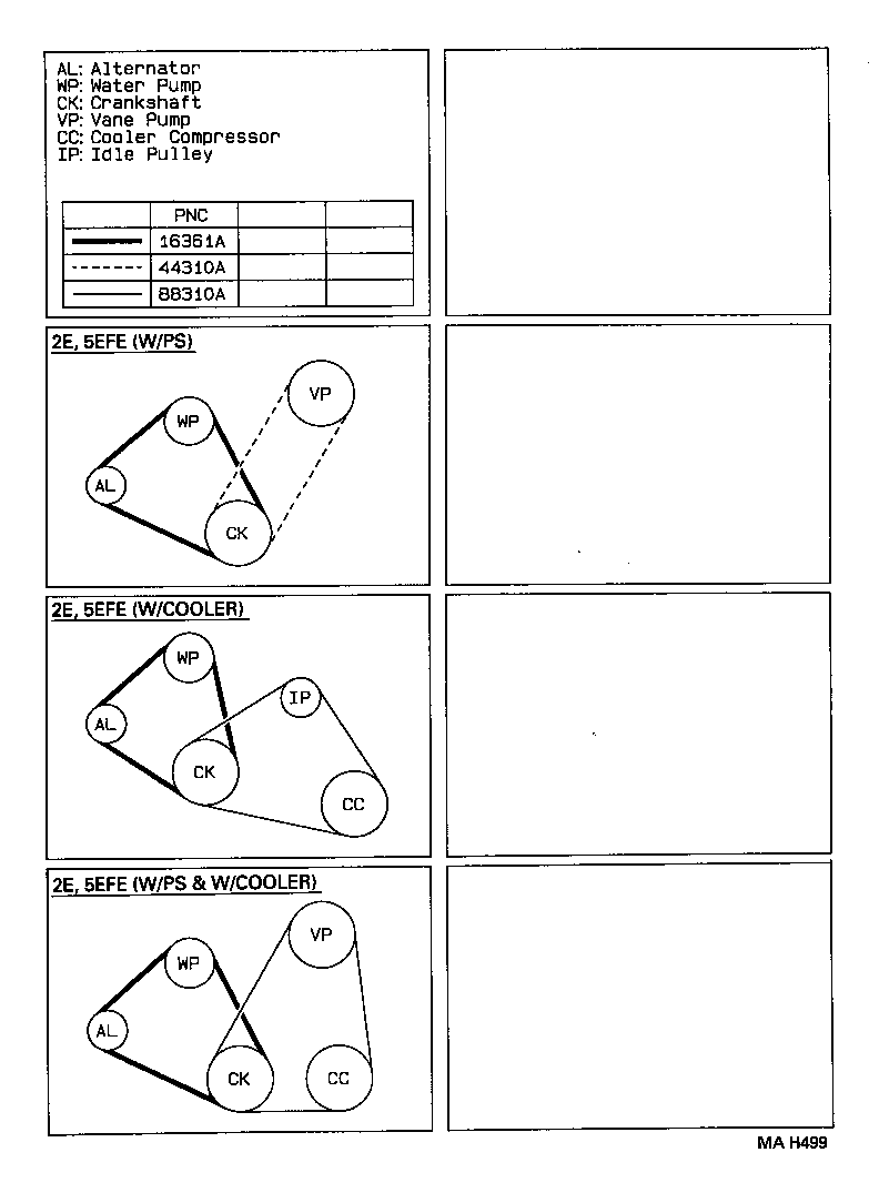 Exploded illustration MAH499