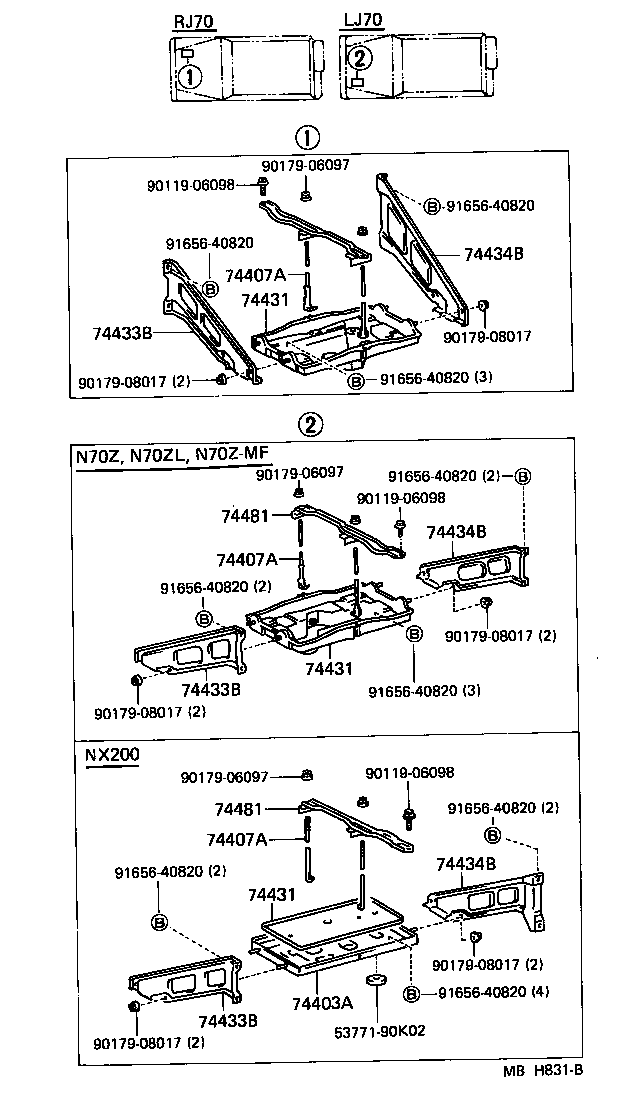 Figure MBH831B