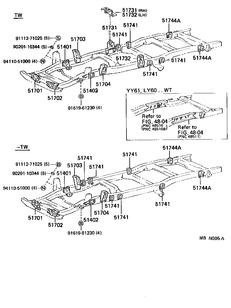 Exploded illustration MBN005A