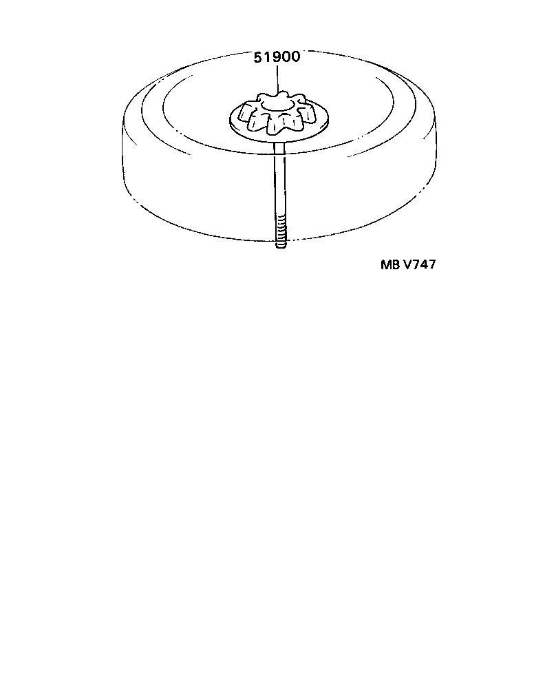 Exploded illustration MBV747