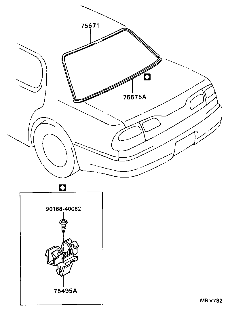 Exploded illustration MBV782