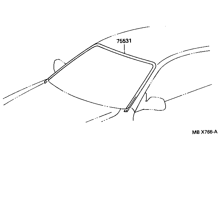 Exploded illustration MBX766A