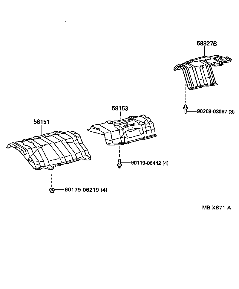 Exploded illustration MBX871A