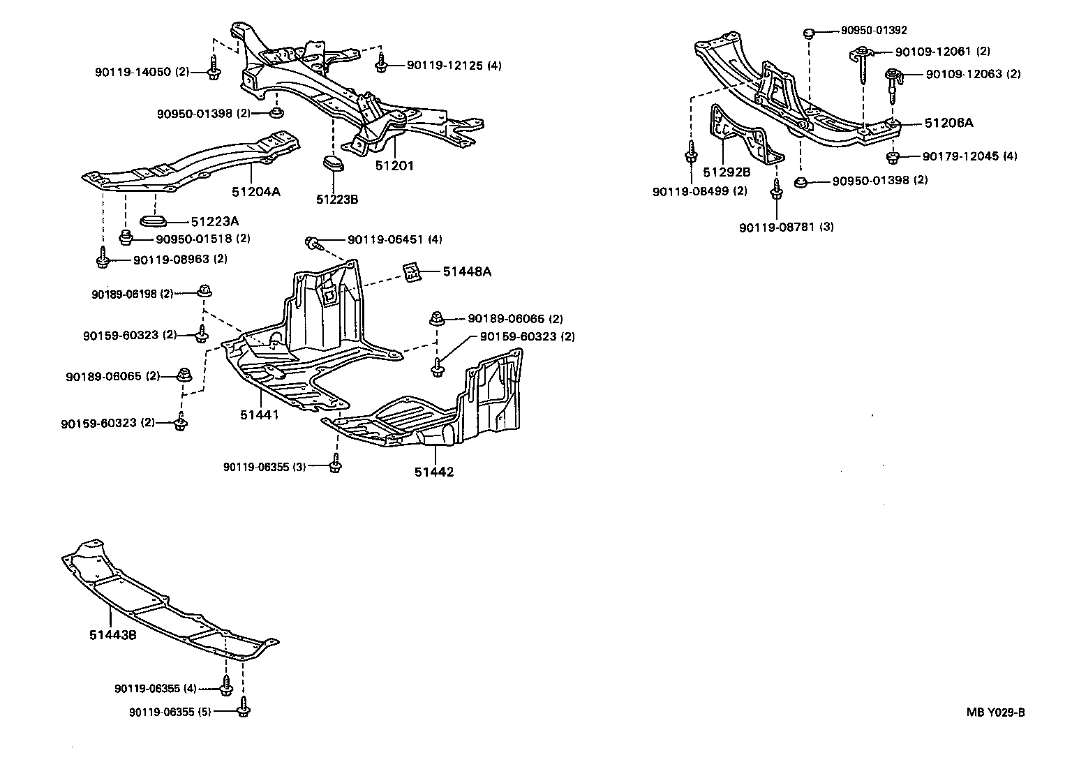 Exploded illustration MBY029B
