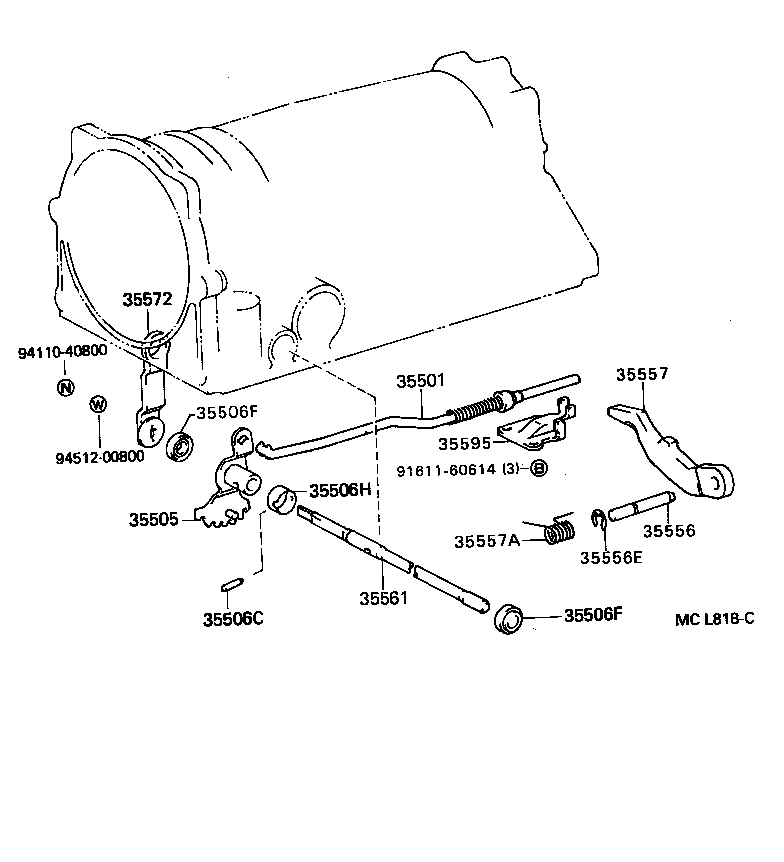 Exploded illustration MCL818C