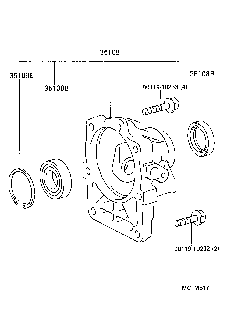 Exploded illustration MCM517