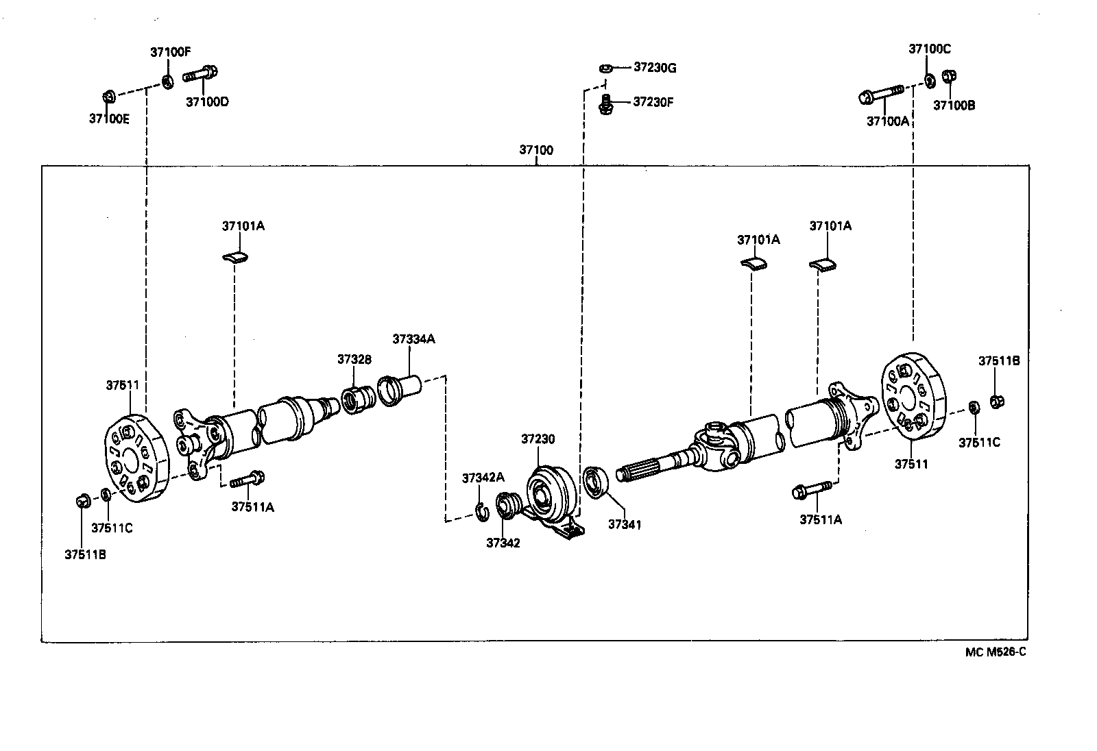 Exploded illustration MCM526C
