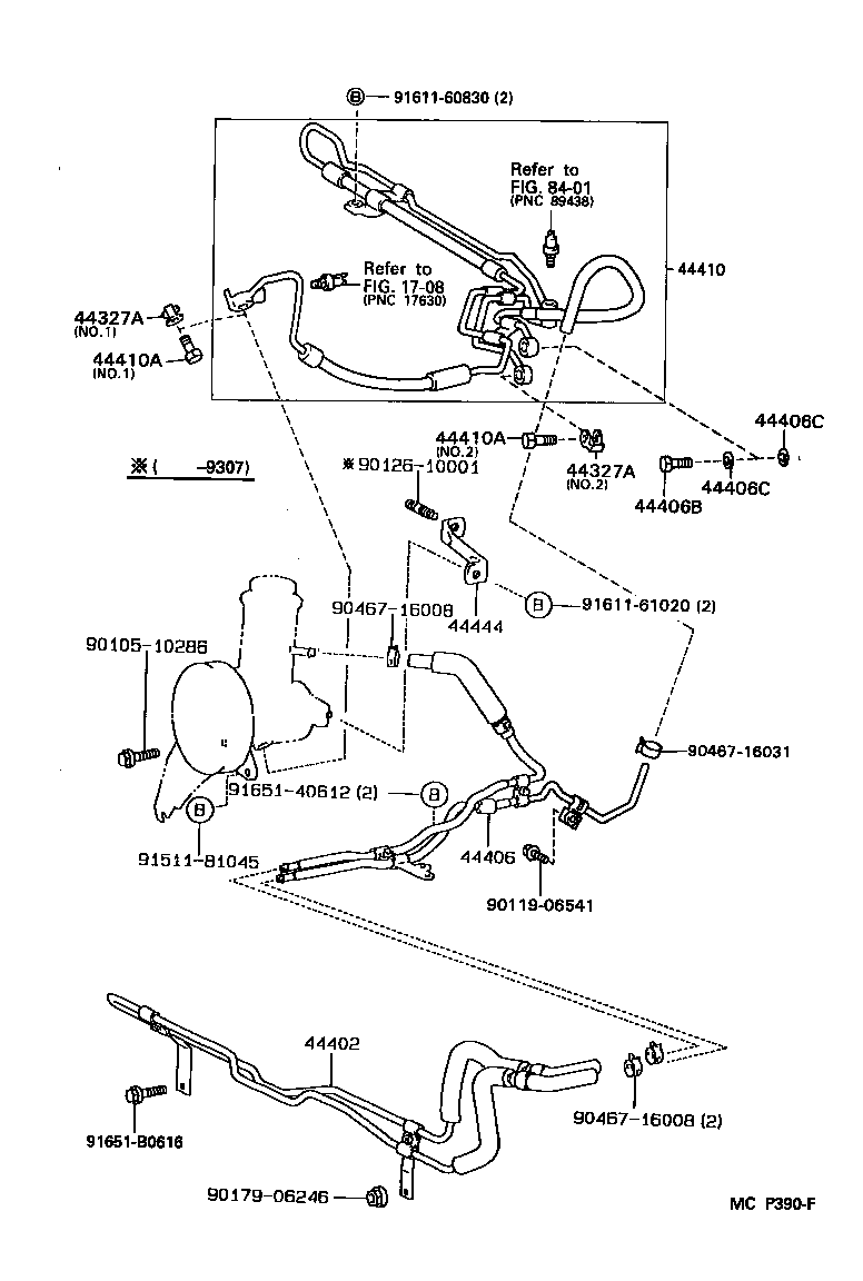 Exploded illustration MCP390F