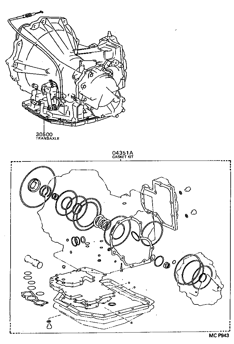 Exploded illustration MCP943