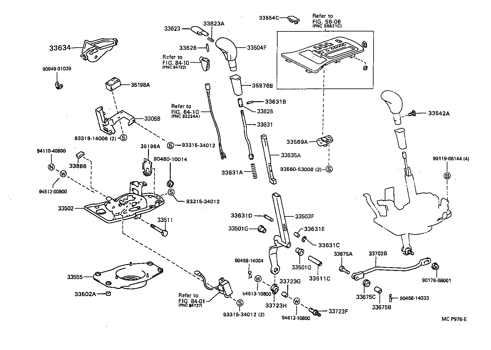 Exploded illustration MCP976E