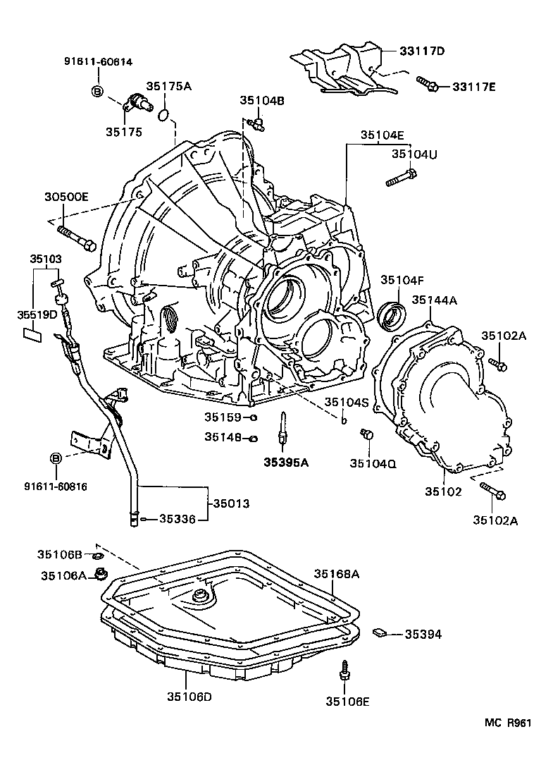 Exploded illustration MCR961