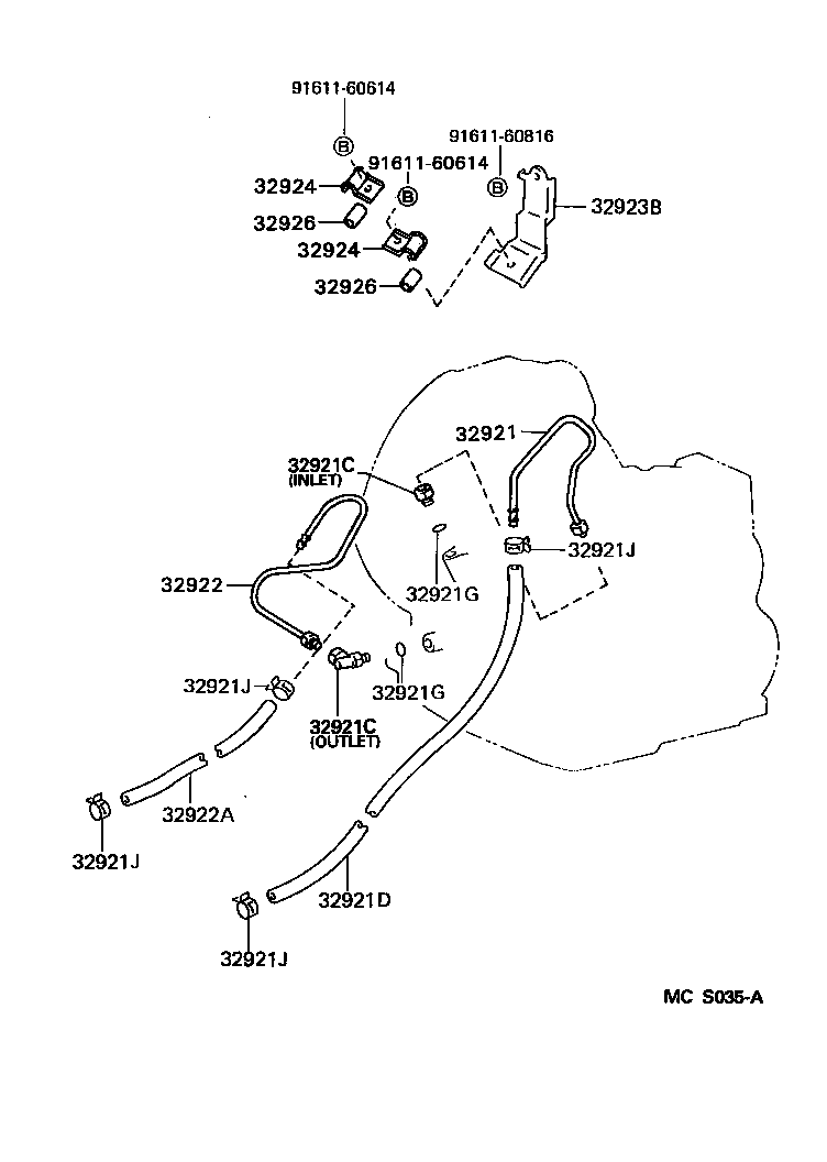 Exploded illustration MCS035A