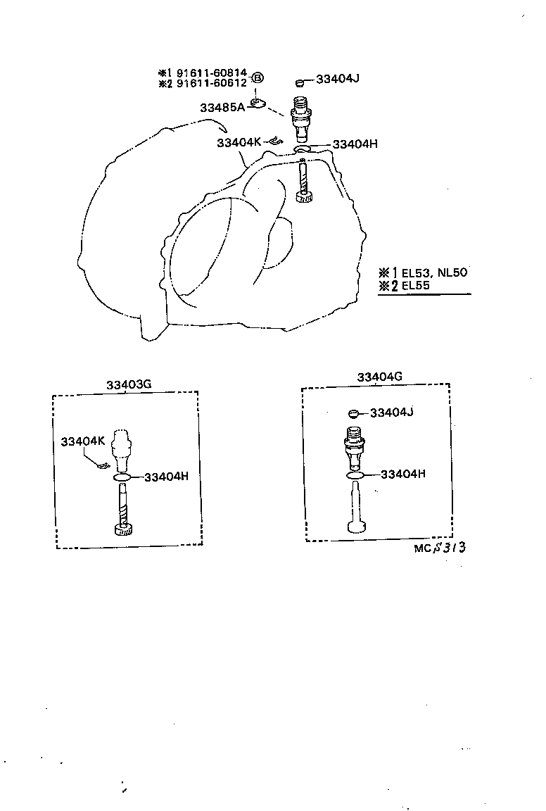 Exploded illustration MCS313