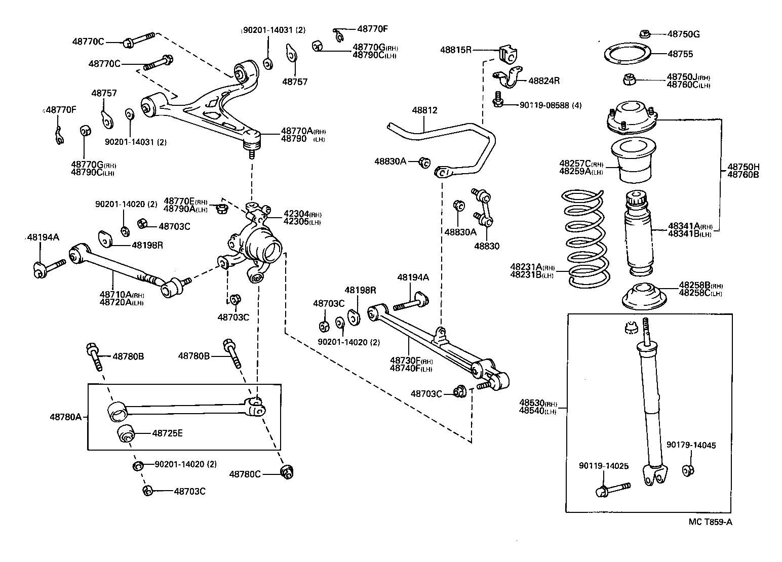 Exploded illustration MCT859A