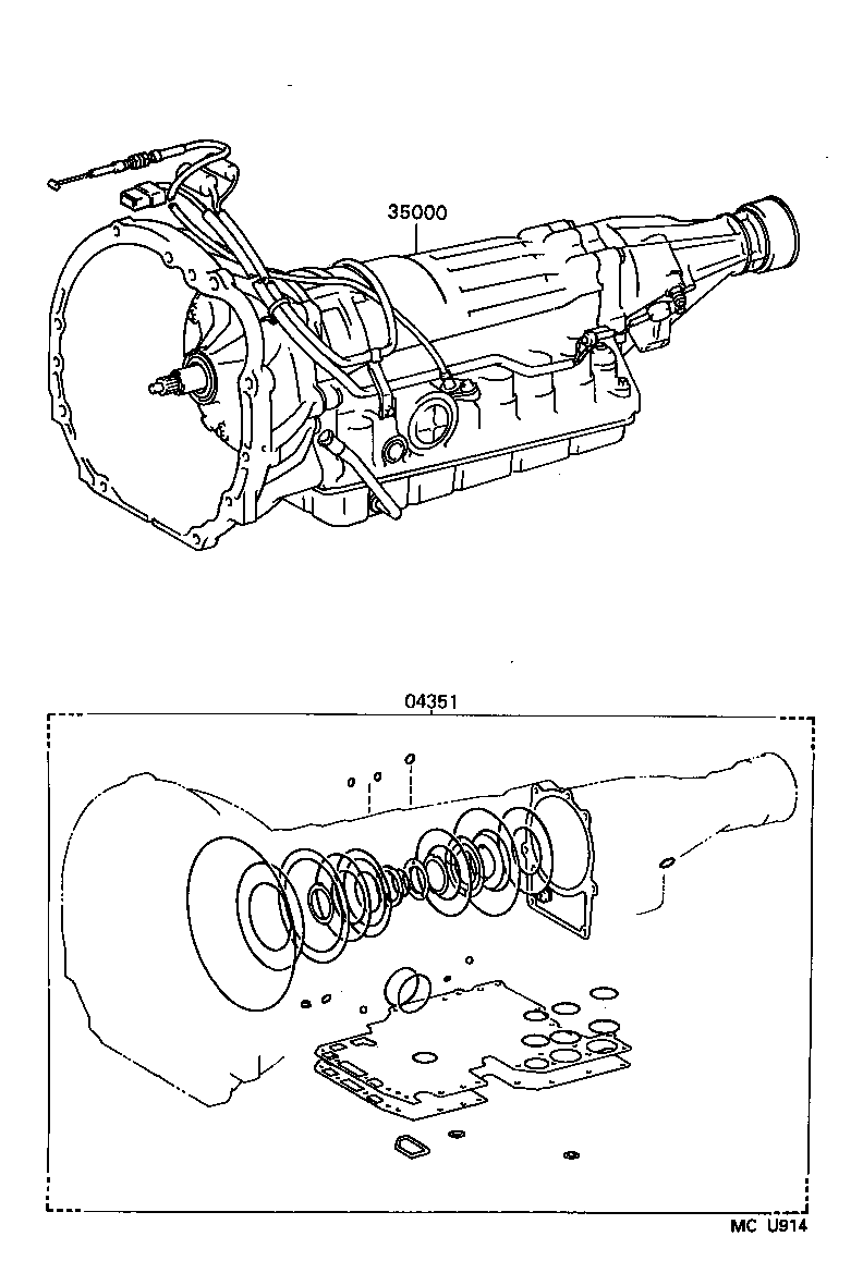 Exploded illustration MCU914