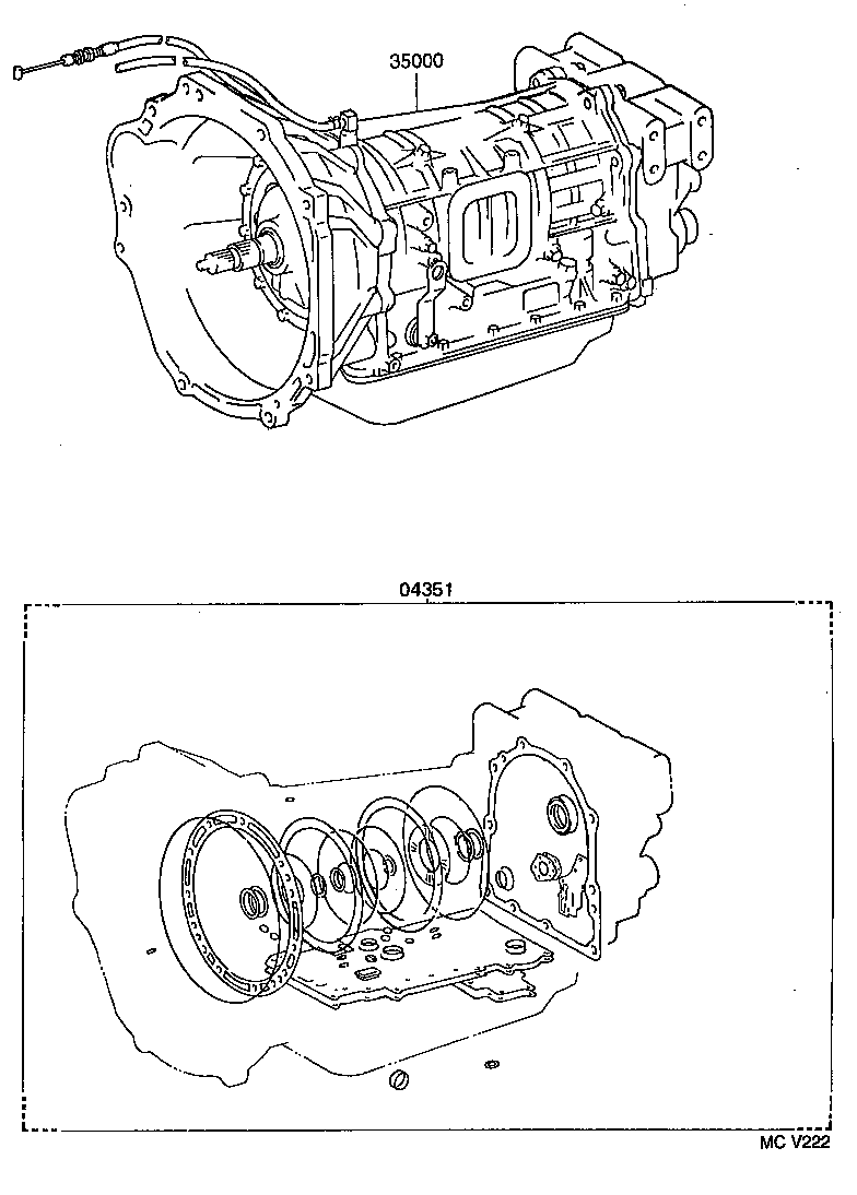 Exploded illustration MCV222