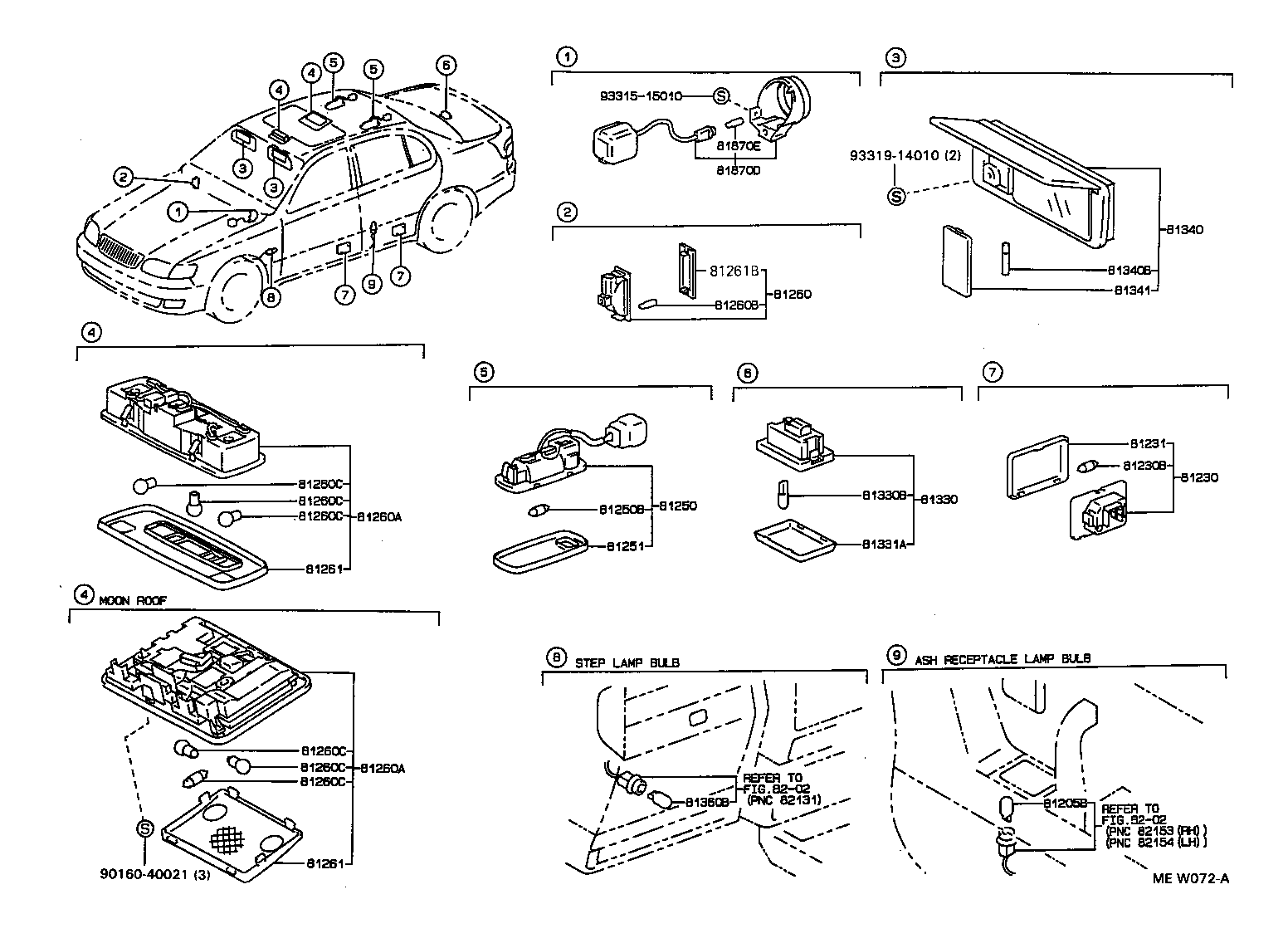 Exploded illustration MEW072A