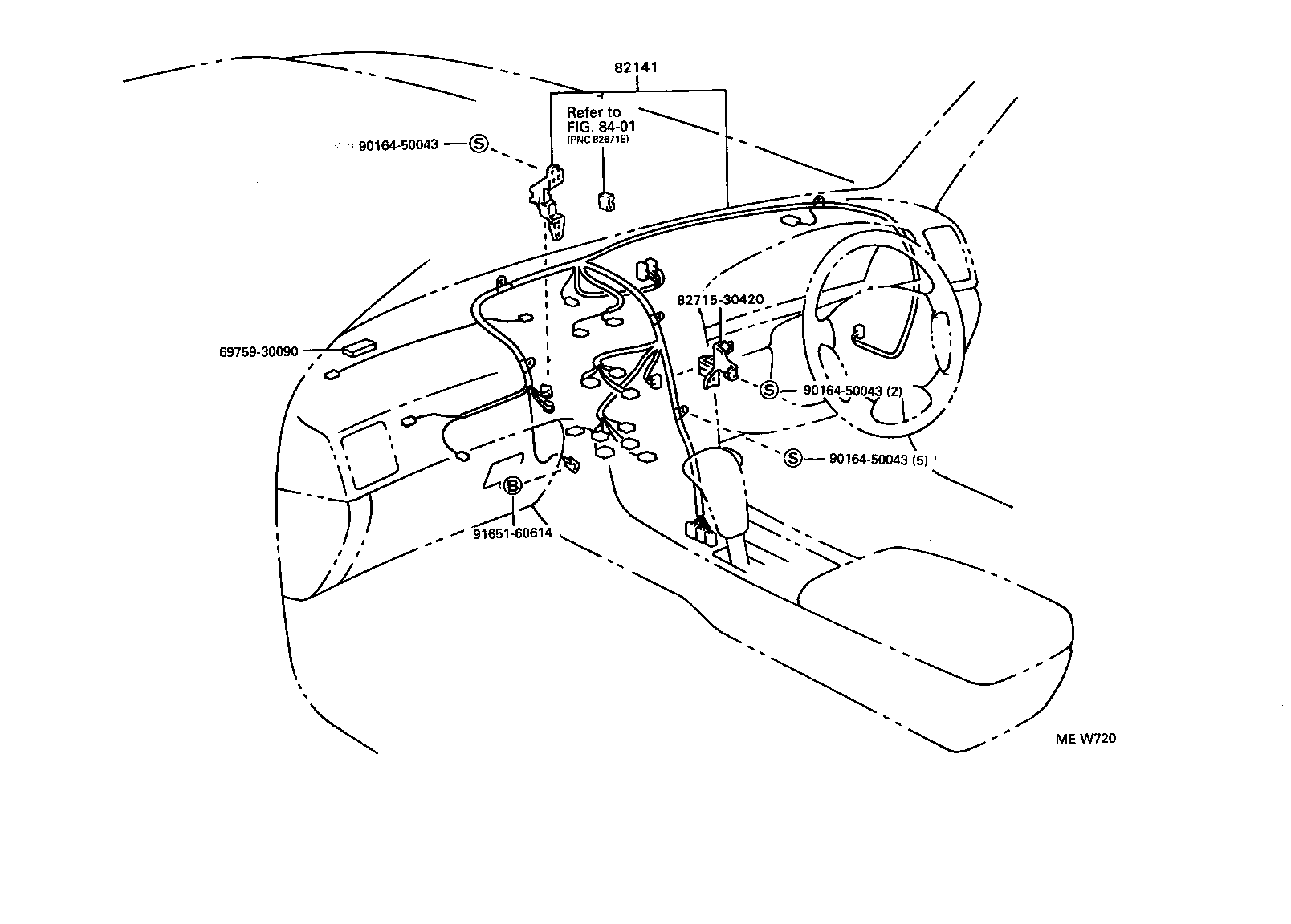 Exploded illustration MEW720