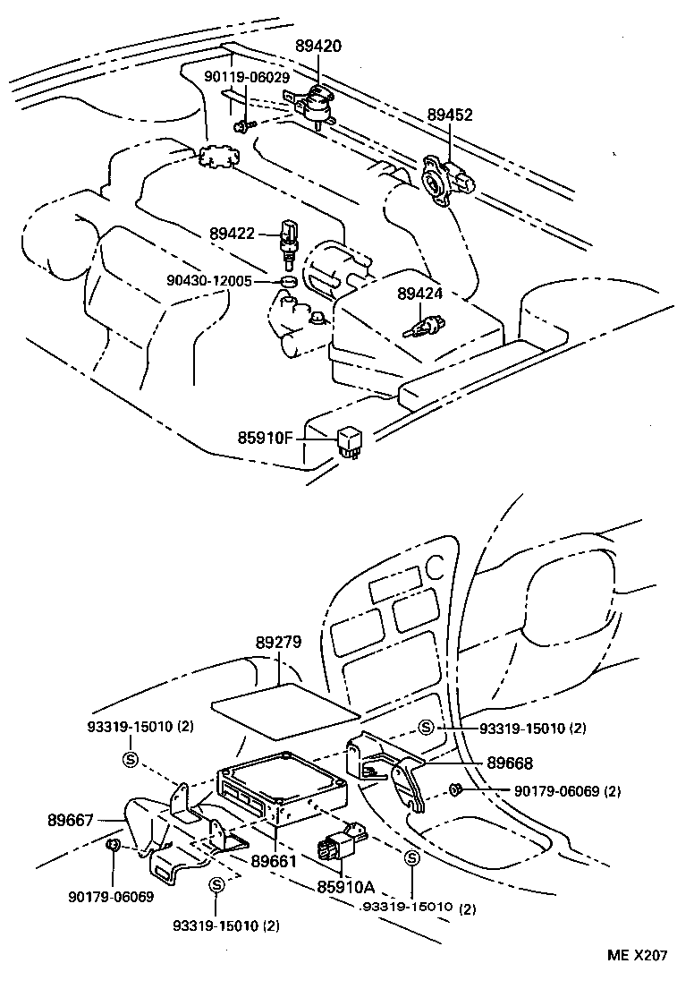 Exploded illustration MEX207