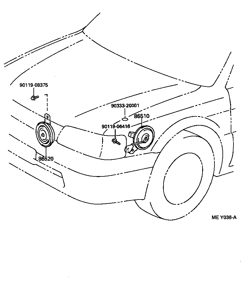 Exploded illustration MEY036A