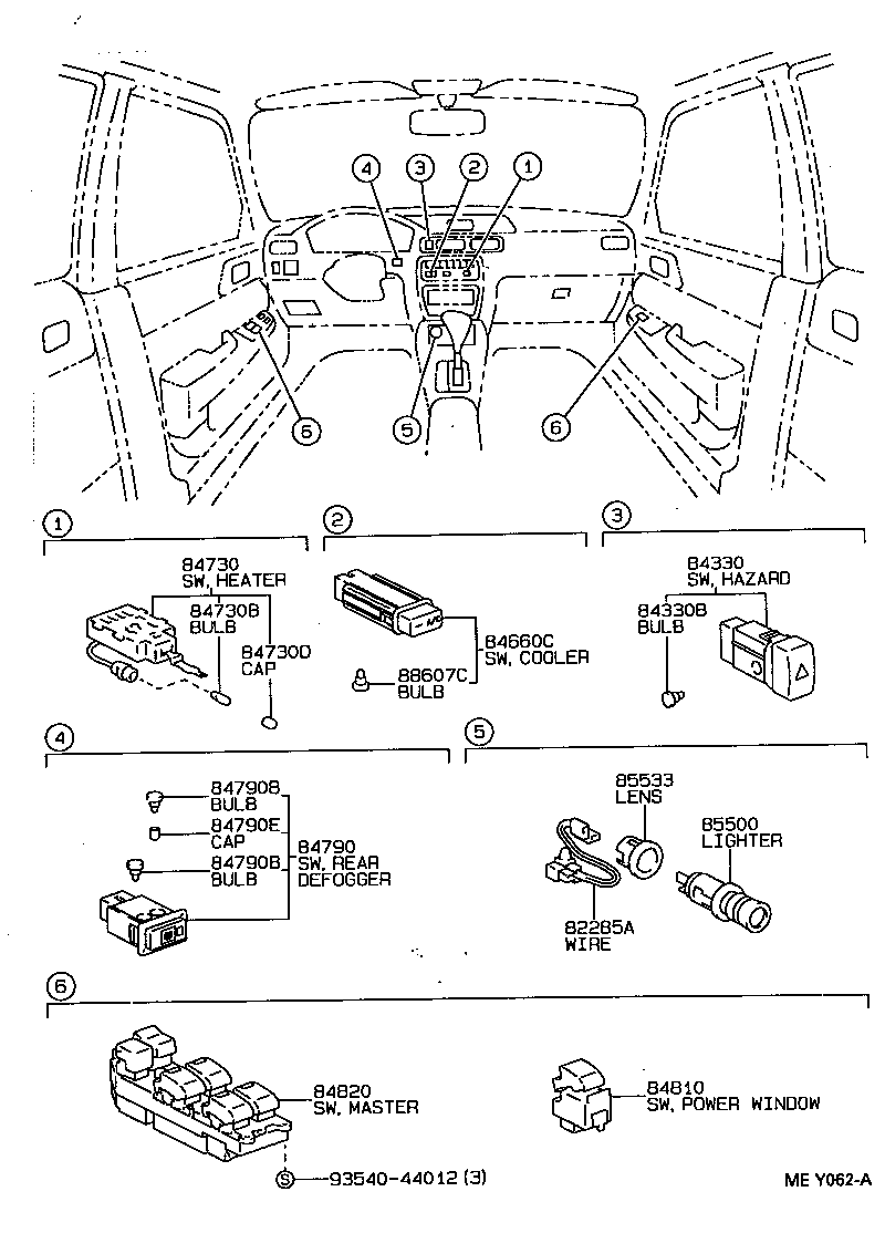 Exploded illustration MEY062A