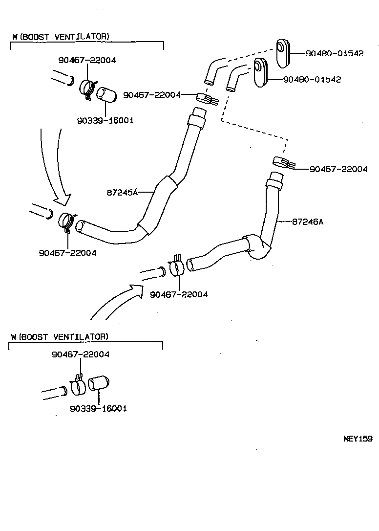 Exploded illustration MEY159