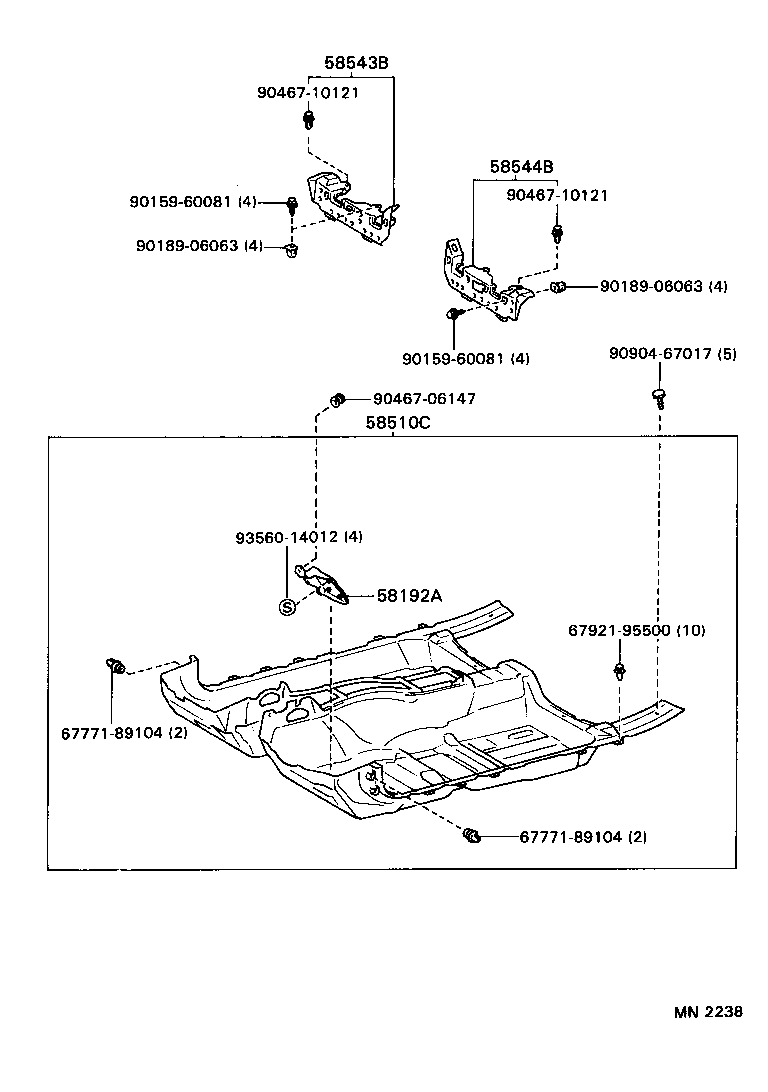 Exploded illustration MN2238