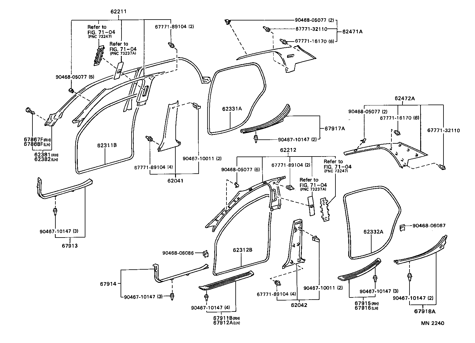 Exploded illustration MN2240