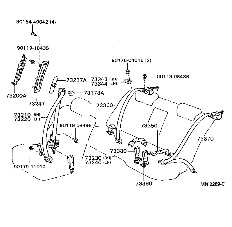 Exploded illustration MN2289C