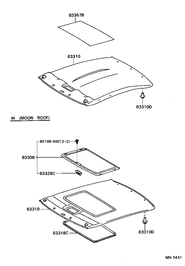 Exploded illustration MN2431