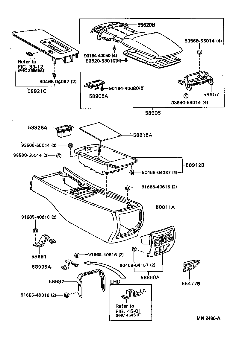 Exploded illustration MN2480A