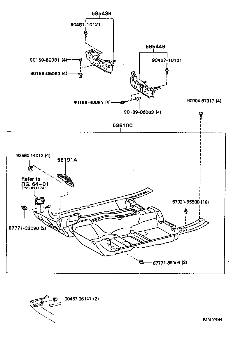 Exploded illustration MN2494