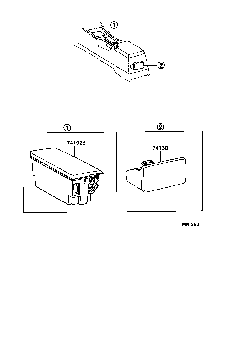Exploded illustration MN2531