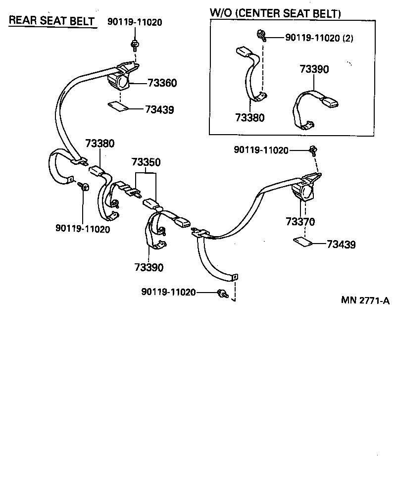 Exploded illustration MN2771A