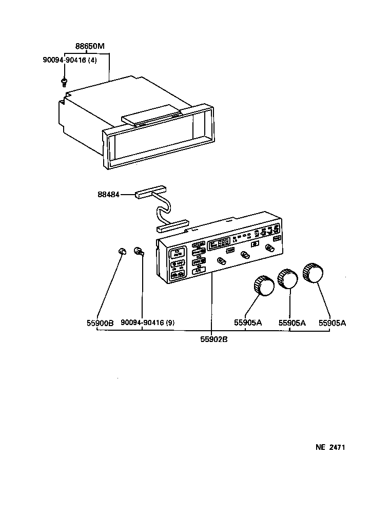 Exploded illustration NE2471
